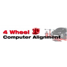 4 Wheel 3D Computer Alignment PVC Banner